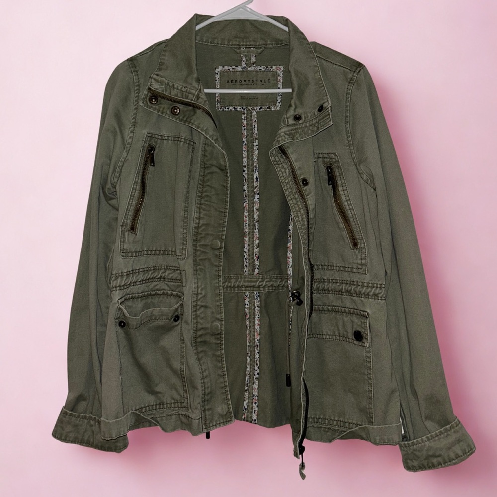 Aeropostale | Utility Jacket | Olive Green | Size M